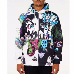 Sugarhill Split Psycho Hoodie - Size XL